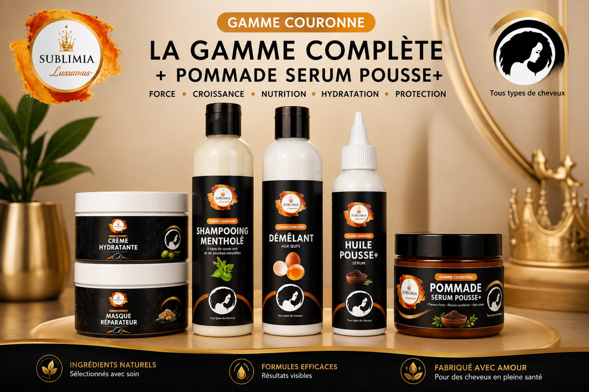 Gamme couronne  + pommade serum extrême pousse