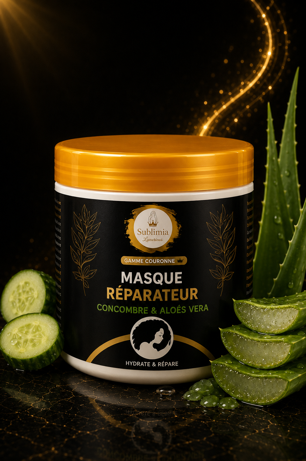 Masque réparateur a base de concombre et ALOÈS vera
