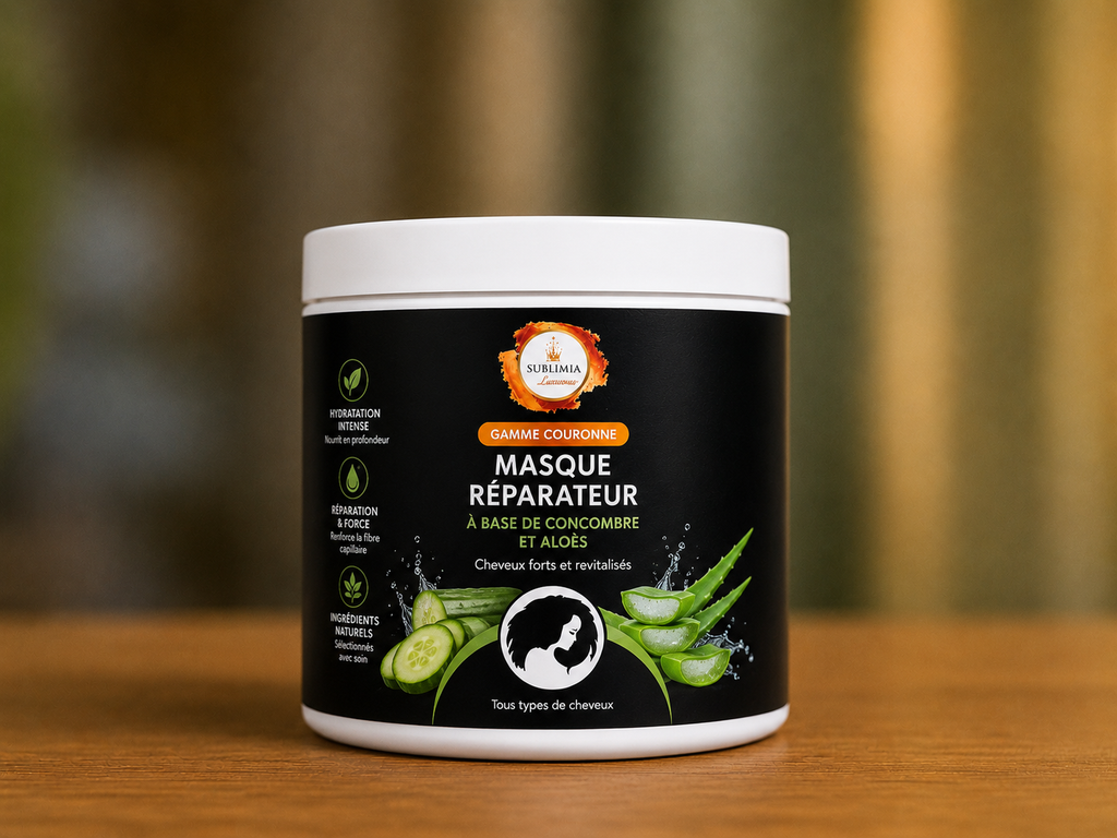 Masque réparateur a base de concombre et ALOÈS vera