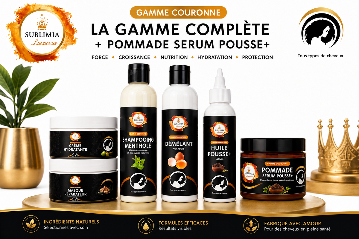 Gamme couronne  + pommade serum extrême pousse