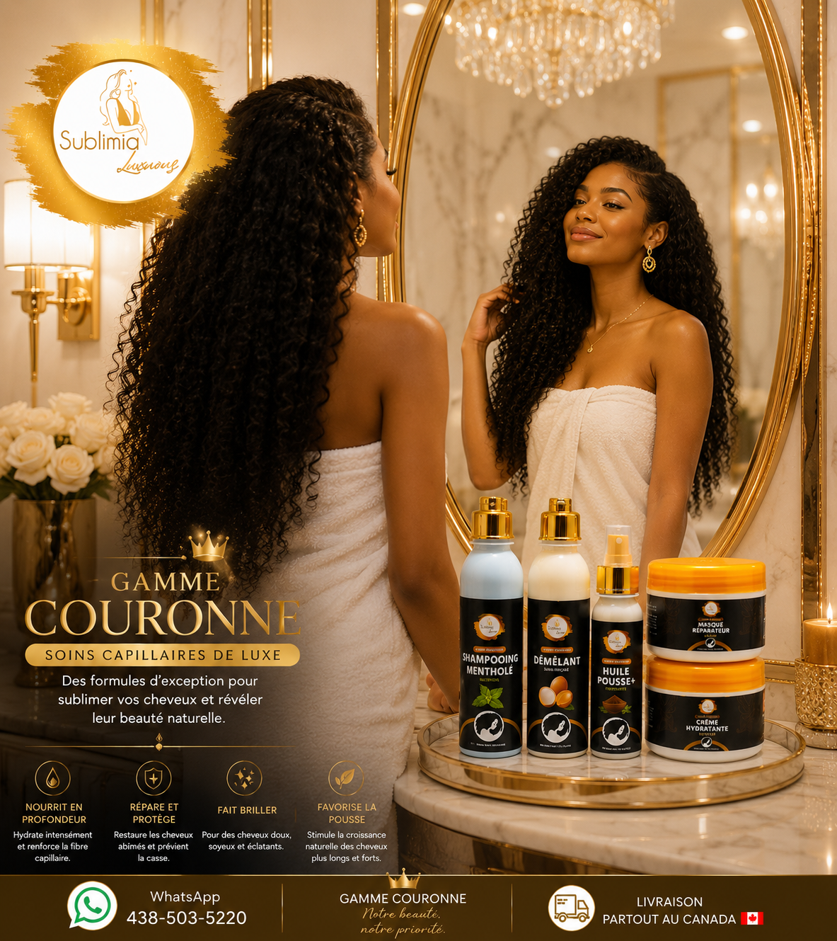 Gamme capillaire couronne