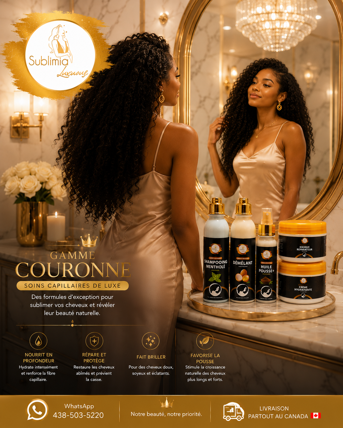 Gamme capillaire couronne
